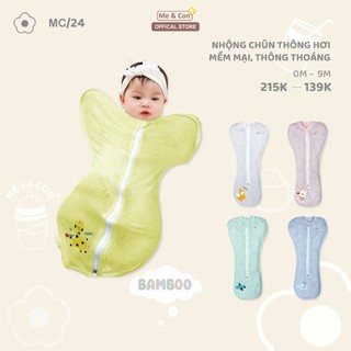 Nhộng Chũn Bamboo Thông Hơi Me&Con Cho Bé Từ 0-9 Tháng