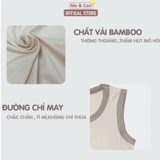 BST ba lỗ nhà Me & Con+ cho bé trai bé gái họa tiết dễ thương cho bé siêu bền mát mẻ