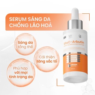 Tinh Chất MD CARE VitaC Arbutin Serum Hỗ Trợ Sáng Da, Chống Lão Hoá 30ml Duduhouse