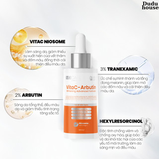 Tinh Chất MD CARE VitaC Arbutin Serum Hỗ Trợ Sáng Da, Chống Lão Hoá 30ml Duduhouse