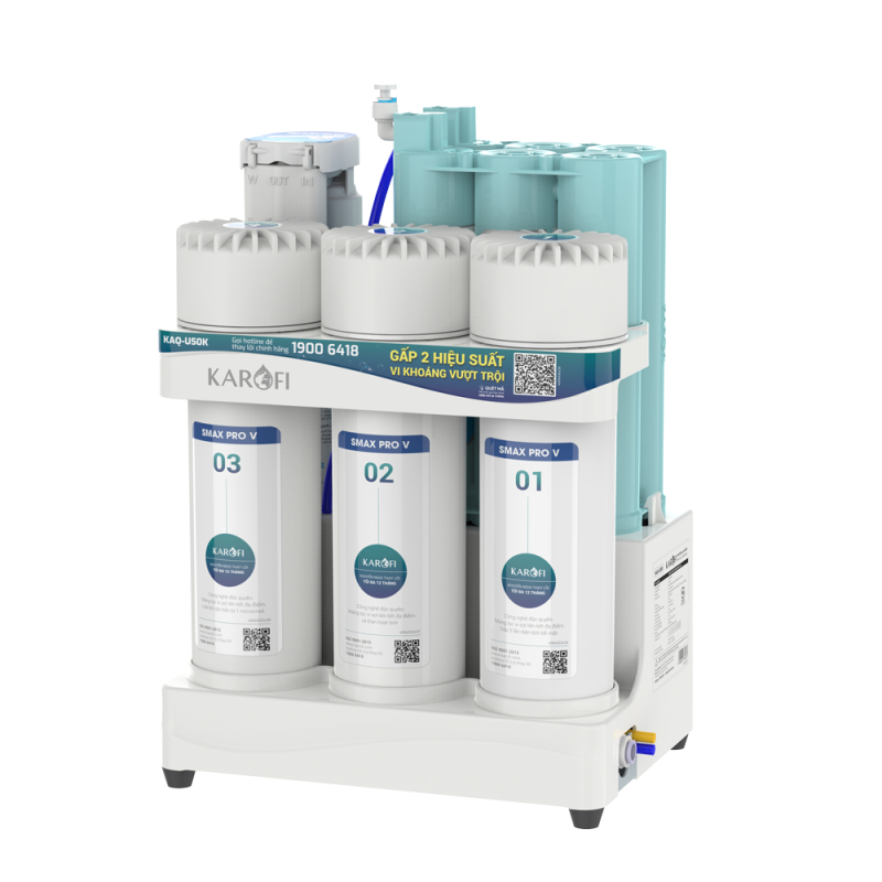 Ảnh Máy lọc nước RO Karofi KAQ-U50K 10 lõi - Nước uống trực tiếp 3