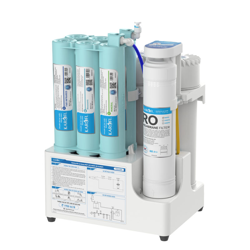 Ảnh Máy lọc nước RO Karofi KAQ-U50K 10 lõi - Nước uống trực tiếp 1