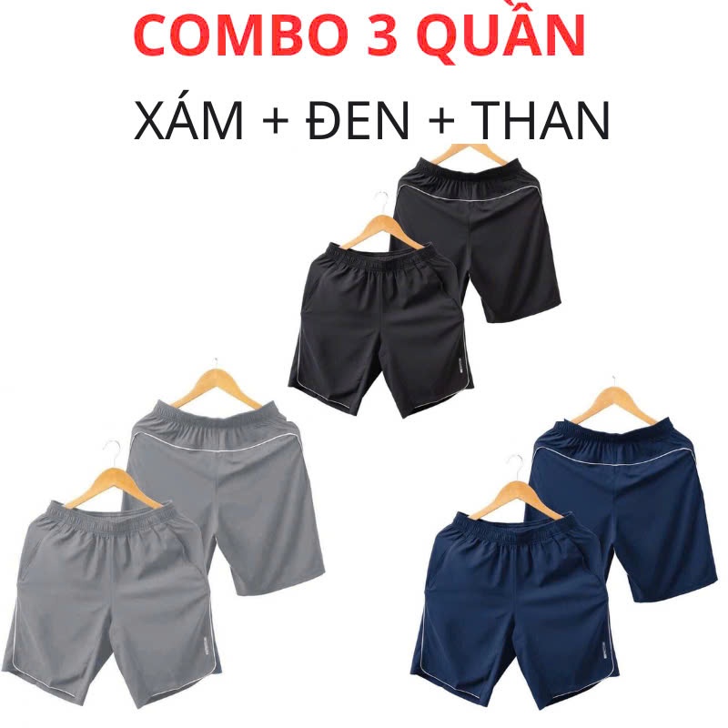 3 quần: đen xám than