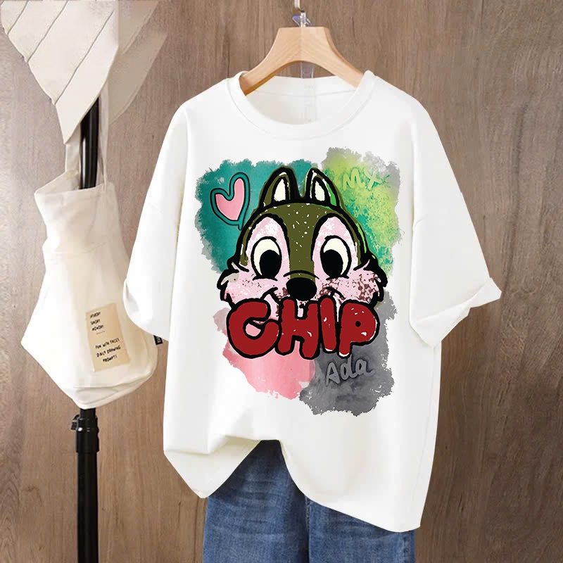 Áo phông sóc chip cho bé gái size đại Beeshop H25001