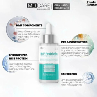 Serum Cân Bằng Lợi Khuẩn Và Phục Hồi Hàng Rào Bảo Vệ Da MD CARE NMF Prebiotics Serum 30ml Duduhouse