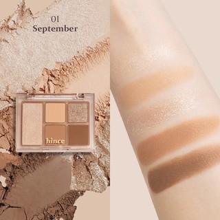 Bảng phấn mắt 5 màu đa năng có nhủ hince All-Round Eye Pallette 6.4g
