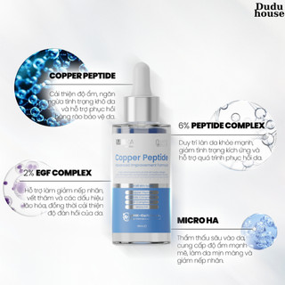 Tinh Chất MD CARE Copper Peptide Serum Hỗ Trợ Chống Lão Hoá, Cung Cấp Collagen 30ml Duduhouse