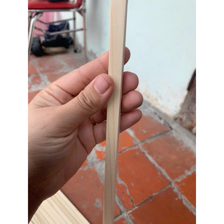 Bộ 10 thanh gỗ vuông cạnh 10mm dài 500mm làm mô hình, thủ công, đồ chơi, trang trí lồng chim