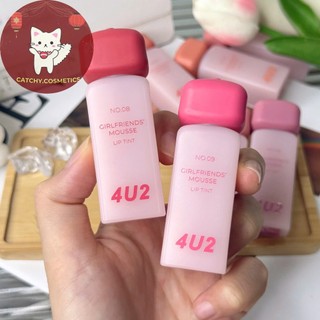 [4U2] Son Kem Bùn 4U2 Thuần Chay Girlfriends’ Mousse Lip Tint, 3g (Mã GMT)