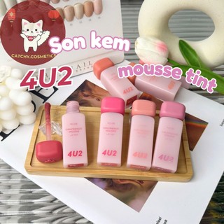 [4U2] Son Kem Bùn 4U2 Thuần Chay Girlfriends’ Mousse Lip Tint, 3g (Mã GMT)