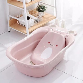 Chậu Tắm Ếch Hokori  Cao Cấp Chậu Tắm Cho Bé Có Tấm Tựa Lưng Có Van Thoát Nước Nhựa Việt Nhật 2203