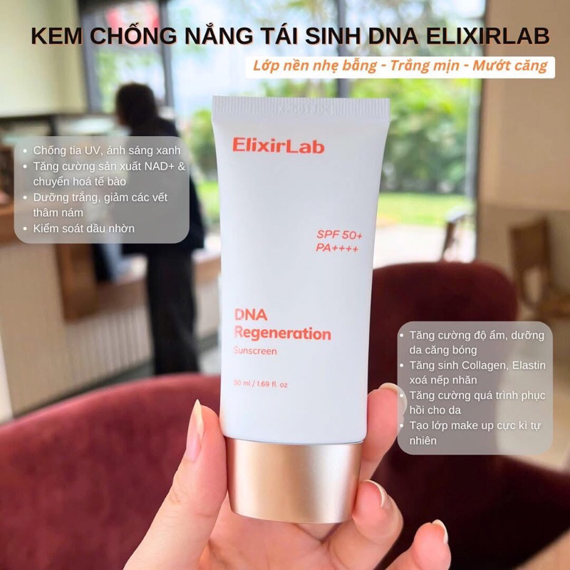 Kem chống nắng DNA Elixirlab Hàn Quốc 50ml | Shopee Việt Nam