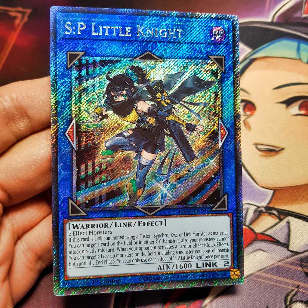 Thẻ bài Yugioh chính hãng | S:P Little Knight | RA03 Platinum Secret ...
