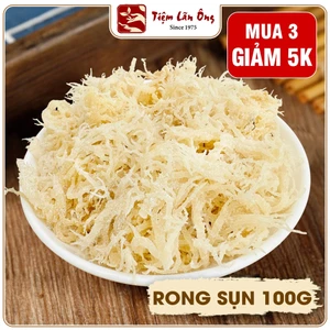 Rong sụn 100g, rong biển trắng, sụn gai khô, nấu chè sâm, làm gỏi giòn rụm - Tiệm Lãn Ông