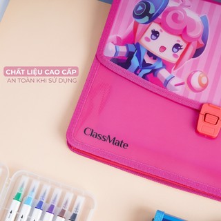 [Sale 50%]  [Tặng quà 0Đ] Cặp Học Thêm 2 Ngăn ClassMate, Mondez Nhiều Mẫu Nhiều Hình Dễ Thương Chất Liệu Nhựa An