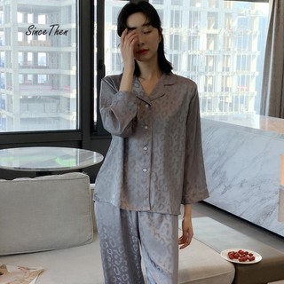 Đồ ngủ nữ lụa dài màu đen vải lụa gấm cao cấp, đồ ngủ nữ mặc nhà (Kèm ảnh thật) - Since Then