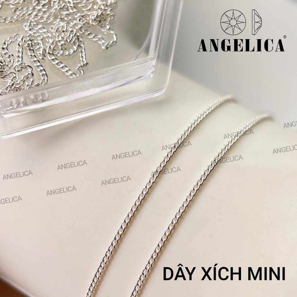 Sợi Dây Xích nail Mini , Dây bi Trang Trí Móng SSX ANGELICA