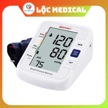 Máy đo huyết áp bắp tay Sinoheart - sinocare BA-801 Đức Giọng nói tiếng Việt