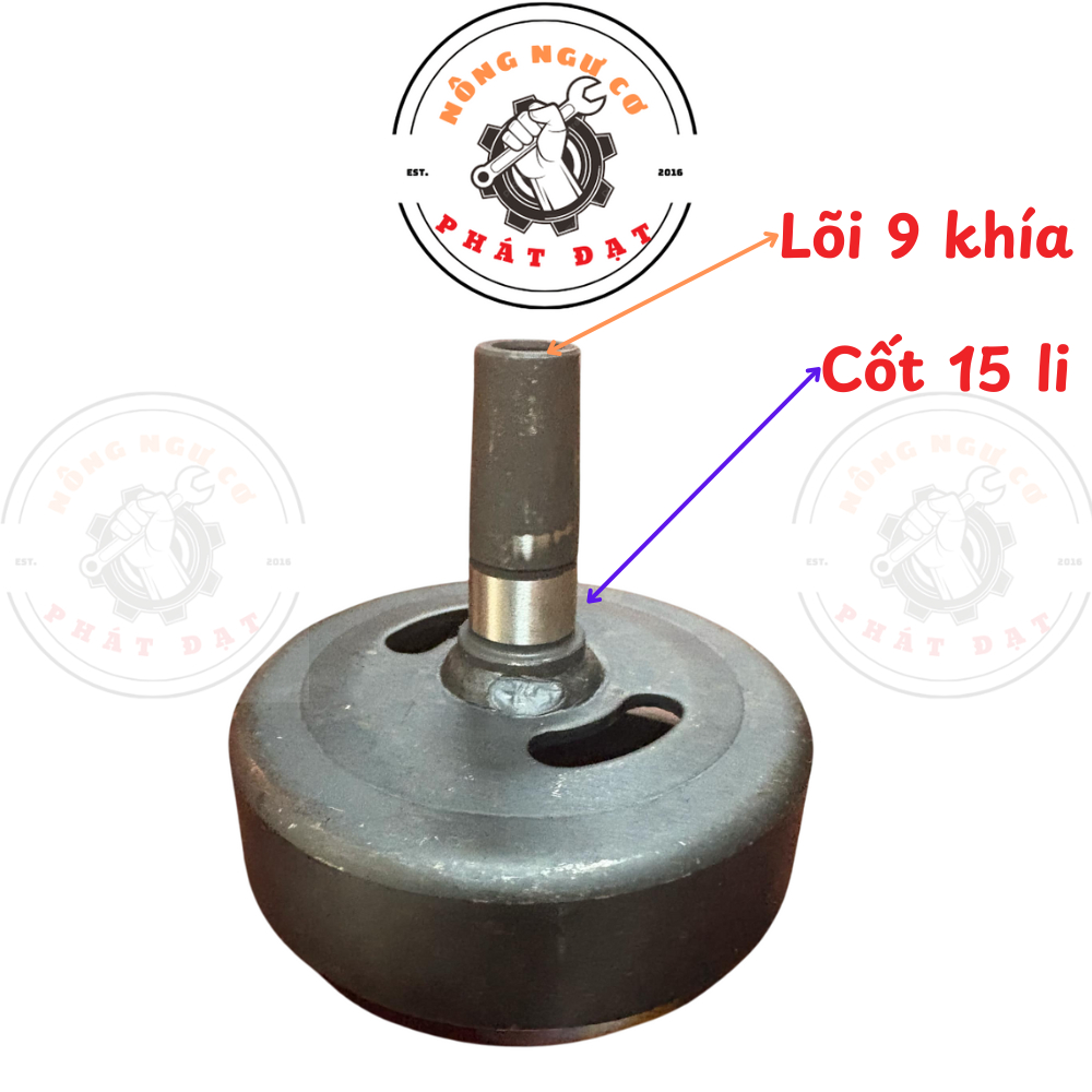 Chuông lớn máy cắt cỏ Gx35_330_430_520 HENTO, 9 khiá, ĐK ngoài 82mm, ĐK trong 78mm bền đẹp chắc chắn