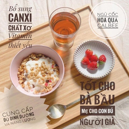 Ảnh Ngũ Cốc Trái Cây Calbee, ngũ cốc hoa quả sấy nội địa Nhật Bản 550g - 700g 2