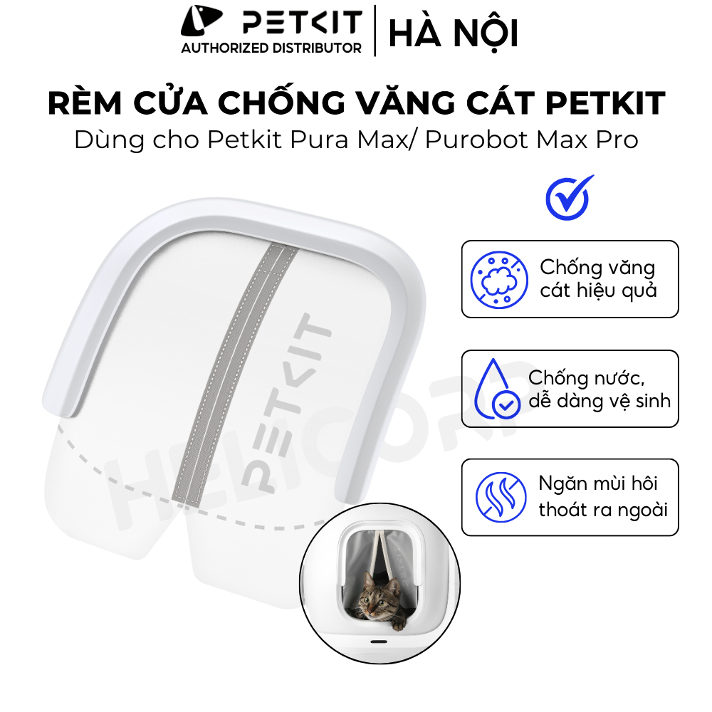 Ảnh Rèm Che Lối Vào Chống Văng Cát Cho Máy Dọn Vệ Sinh PETKIT Purobot Max Pro/ Puro Max Mới 1