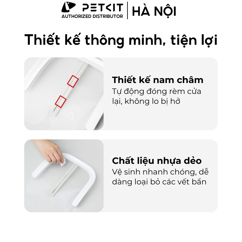 Ảnh Rèm Che Lối Vào Chống Văng Cát Cho Máy Dọn Vệ Sinh PETKIT Purobot Max Pro/ Puro Max Mới 3