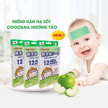 Miếng dán hạ sốt COOLTANA-Japan Technology, miếng dán hạ sốt cho bé, an toàn hiệu quả - Loki Kids