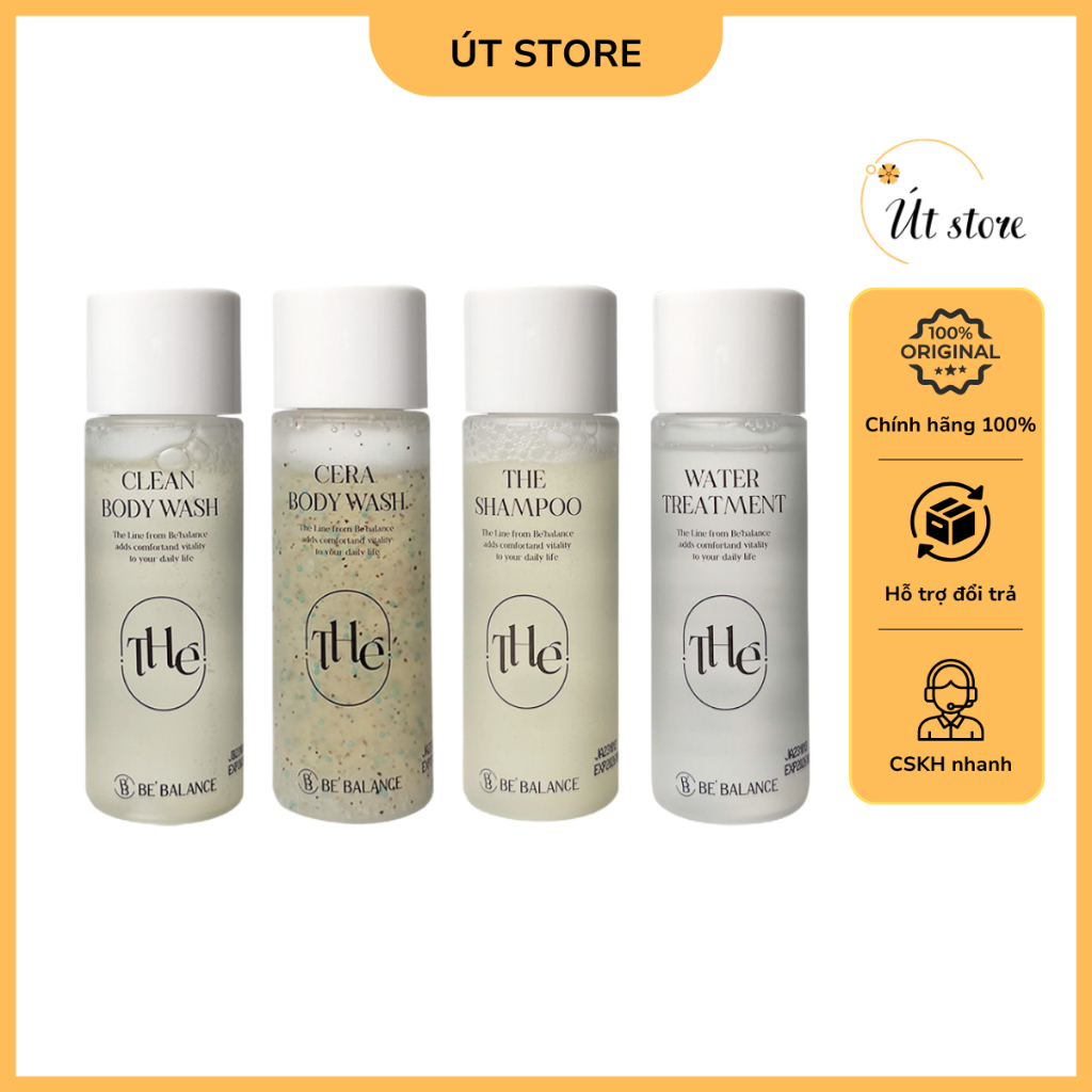 Bộ sản phẩm Travel Kit BEBALANCE 4 sản phẩm chăm sóc tóc và cơ thể (30mlx4)