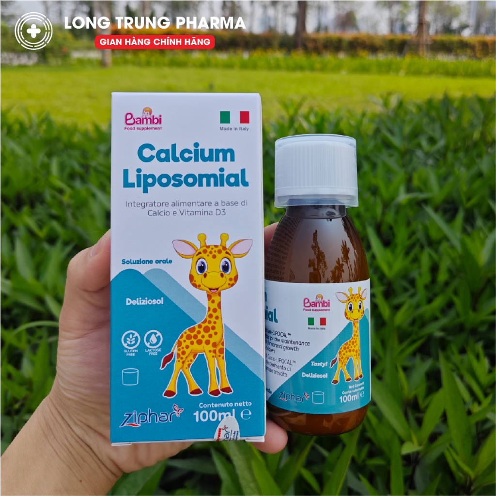 Canxi sinh học cho bé Bambi Calcium Liposomial (Chứa Lipocal) Giúp phát ...