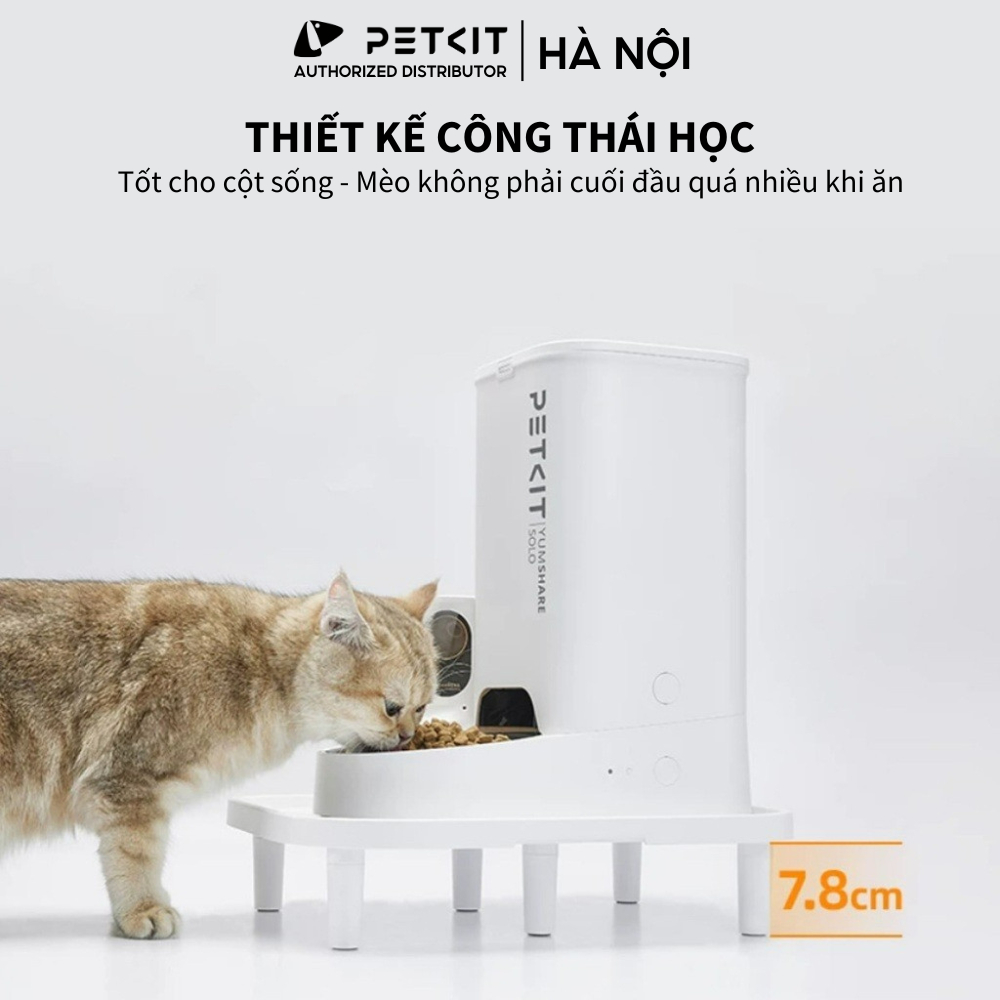 Ảnh Bậc Thang Tăng Chiều Cao Máy Nhả Hạt Tự Động Cho Chó Mèo PETKIT - Chống Kiến, Chống Gù Lưng 1