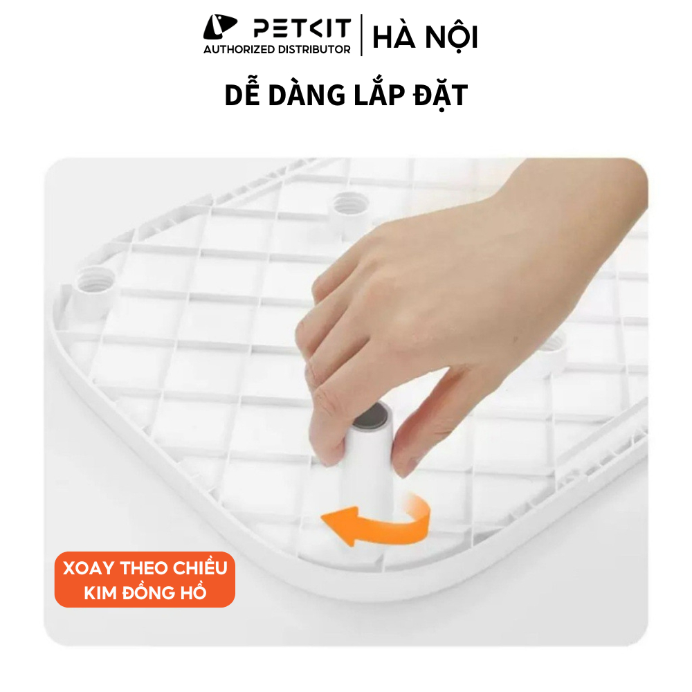 Ảnh Bậc Thang Tăng Chiều Cao Máy Nhả Hạt Tự Động Cho Chó Mèo PETKIT - Chống Kiến, Chống Gù Lưng 3