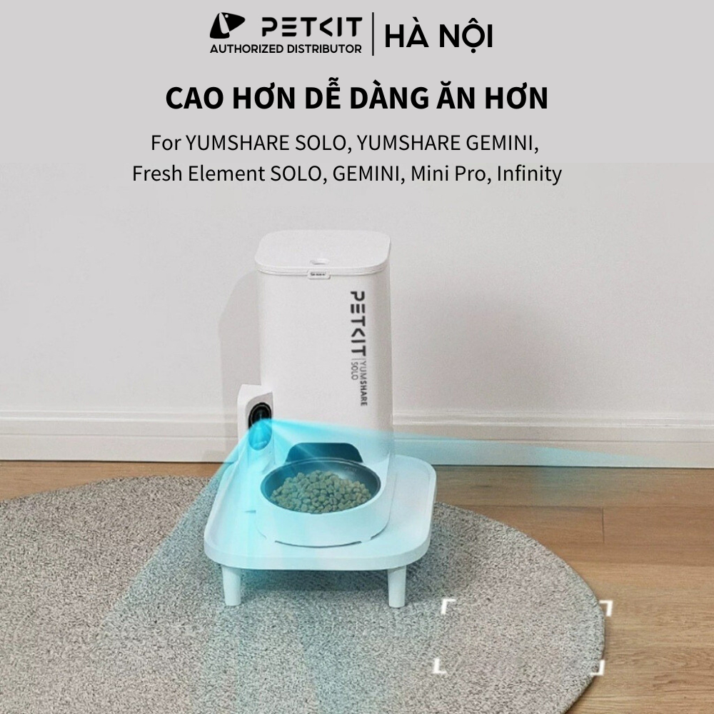 Ảnh Bậc Thang Tăng Chiều Cao Máy Nhả Hạt Tự Động Cho Chó Mèo PETKIT - Chống Kiến, Chống Gù Lưng 4