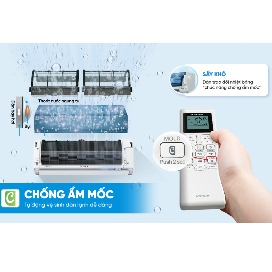 Ảnh [MIỄN PHÍ LẮP ĐẶT 1TR3]-MỚI 2025 - Máy Lạnh Daikin Inverter 1 chiều FTKB25ZVMV 1HP 9000BTU 3
