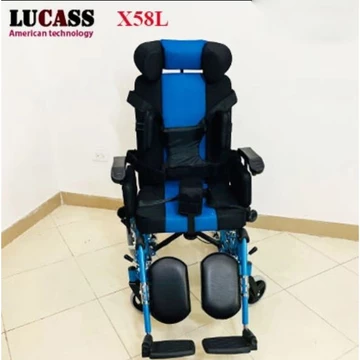 Xe Lăn Cho Trẻ Bại Não - Xe Lăn Lucass X58L - Xe Lăn Cho Trẻ Em - Hàng Chính Hãng