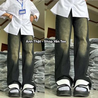 Quần ống rộng màu rêu ánh đồng hottrend Yến Tee Shop #0605
