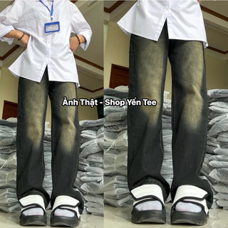 Quần ống rộng màu rêu ánh đồng hottrend Yến Tee Shop #0605