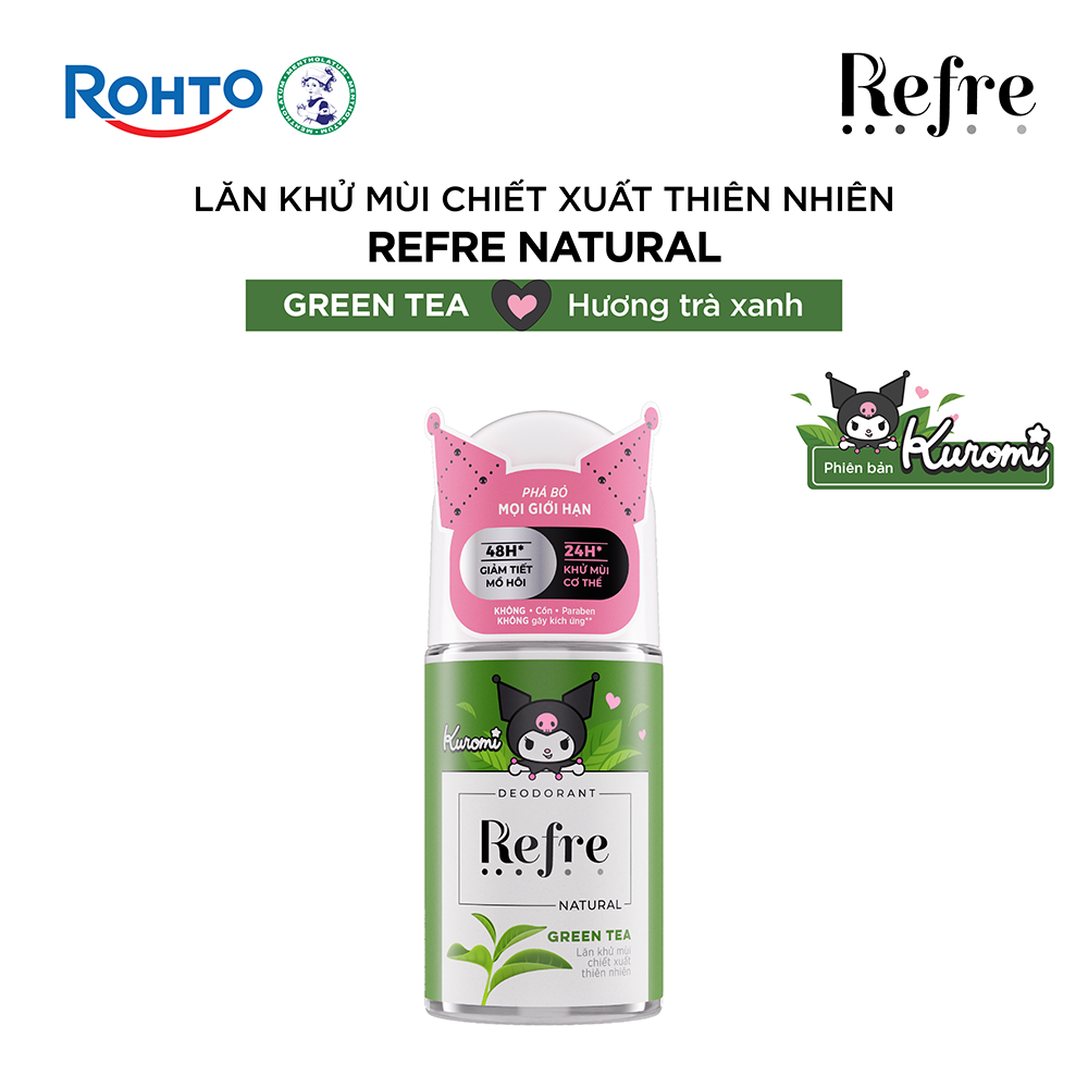 Ảnh Lăn khử mùi Refre x Kuromi Natural/Whitening Perfume 40ml 2