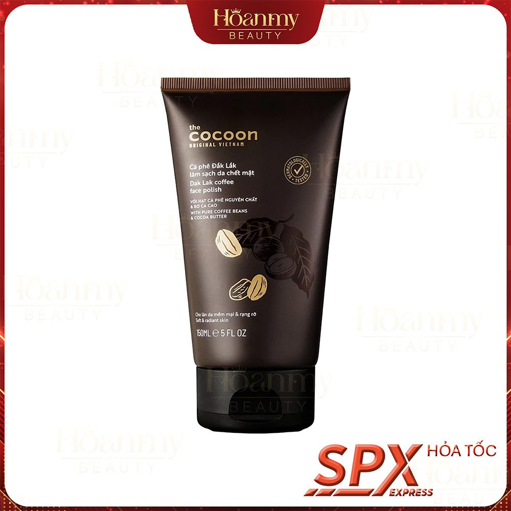 Tẩy da chết mặt cà phê Đắk Lắk Cocoon cho làn da mềm mại & rạng rỡ 150ml