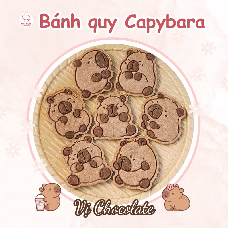 Bánh quy Capybara vị chocolate siêu thơm, siêu cưng, siêu ngon | Shopee ...