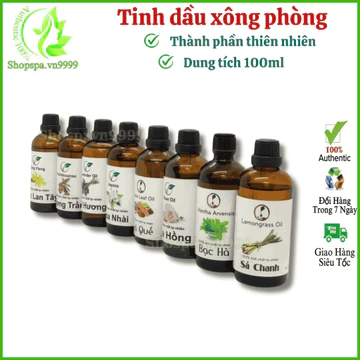 Tinh dầu xông chai 100ml xông phòng, xông mặt thiên nhiên | Tinh dầu xông phòng đủ hương