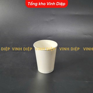 Bịch 50 Cốc Giấy, Ly Giấy Dùng 1 Lần 180ml Loại Cao Cấp Thân Thiện Với Môi Trường