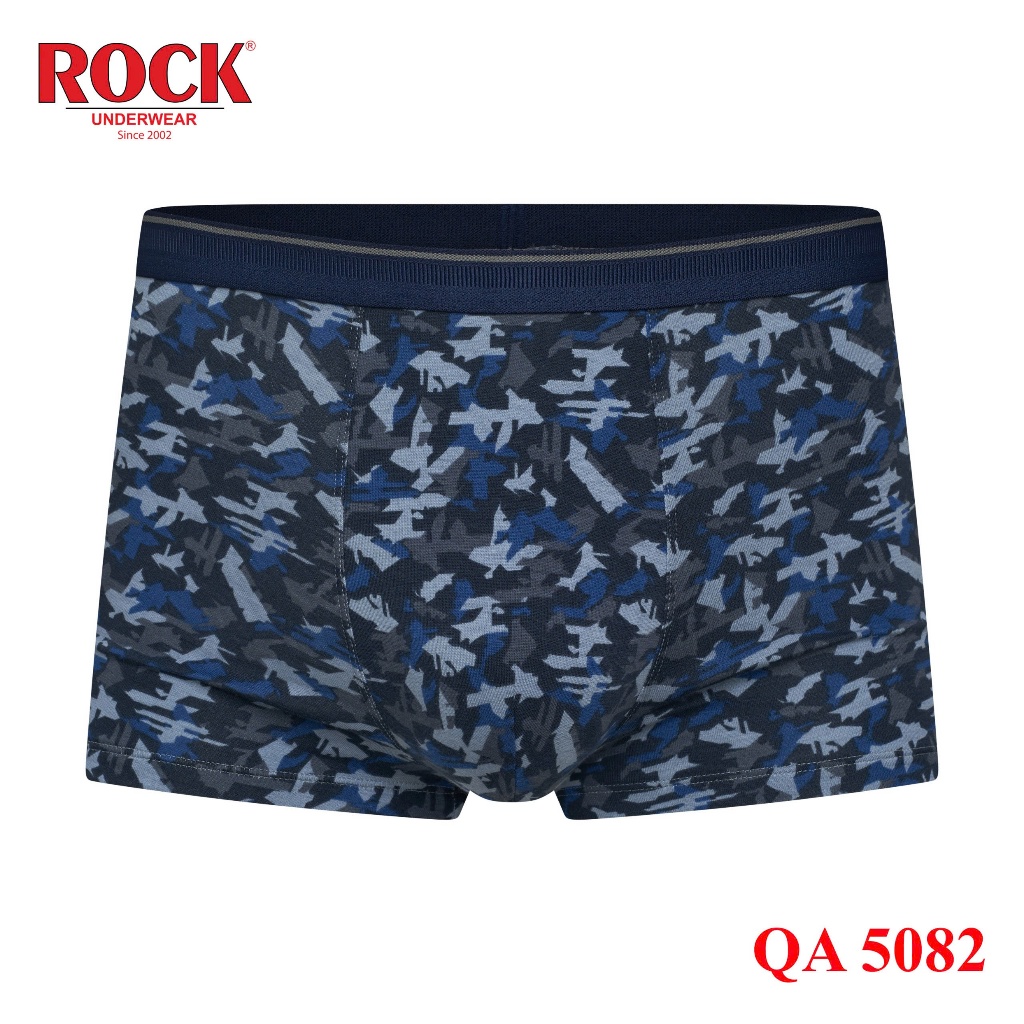 Quần Lót Nam ROCK QA5082 Kiểu Dáng Đùi Cao Cấp Nam Tính, Quần Lót Cotton Chất Cải Thoáng Mát Thấm Hút Mồ Hôi