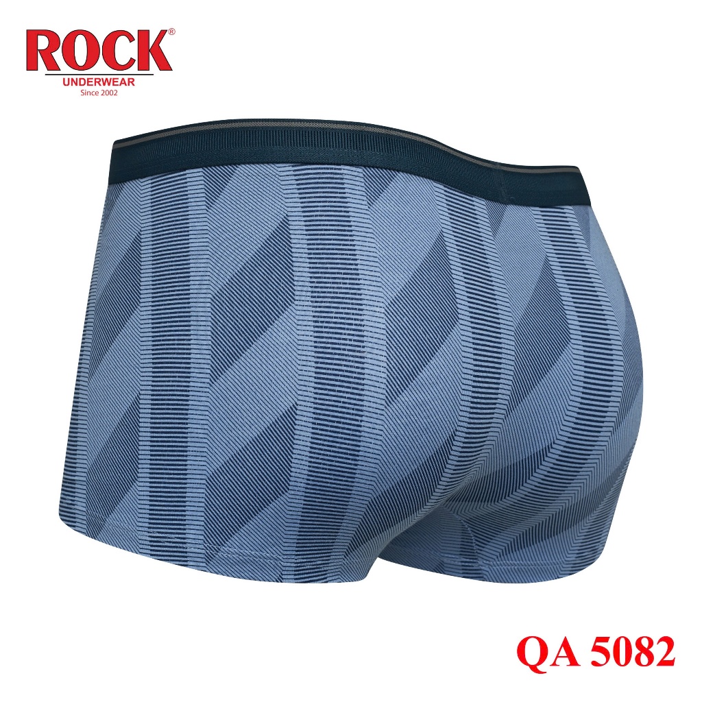 Quần Lót Nam ROCK QA5082 Kiểu Dáng Đùi Cao Cấp Nam Tính, Quần Lót Cotton Chất Cải Thoáng Mát Thấm Hút Mồ Hôi