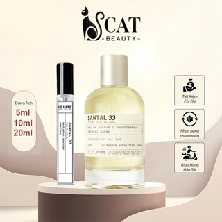 Nước Hoa Unisex Chính Hãng LeLabo Santal 33 – Hương Gỗ Đẳng Cấp, Lưu Hương Lâu, Cuốn Hút