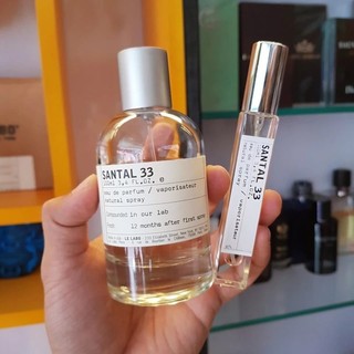 Nước Hoa Unisex Chính Hãng LeLabo Santal 33 – Hương Gỗ Đẳng Cấp, Lưu Hương Lâu, Cuốn Hút