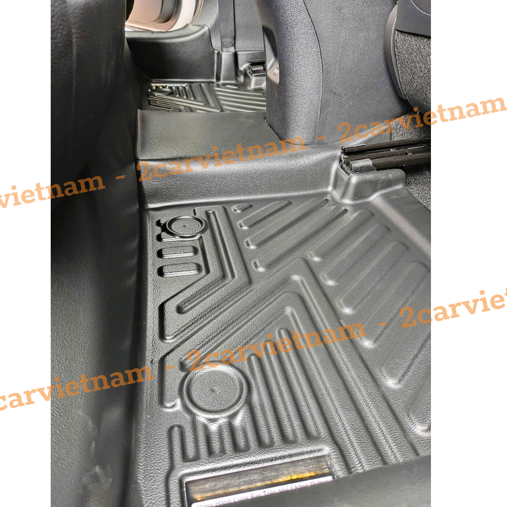 Thảm lót sàn NHỰA 5D xe KIA K3/ Cerato đời 2014- 2018, Mẫu TPE Tràn viền bậc cửa, Dễ vệ sinh- Mẫu BẬC DÀI