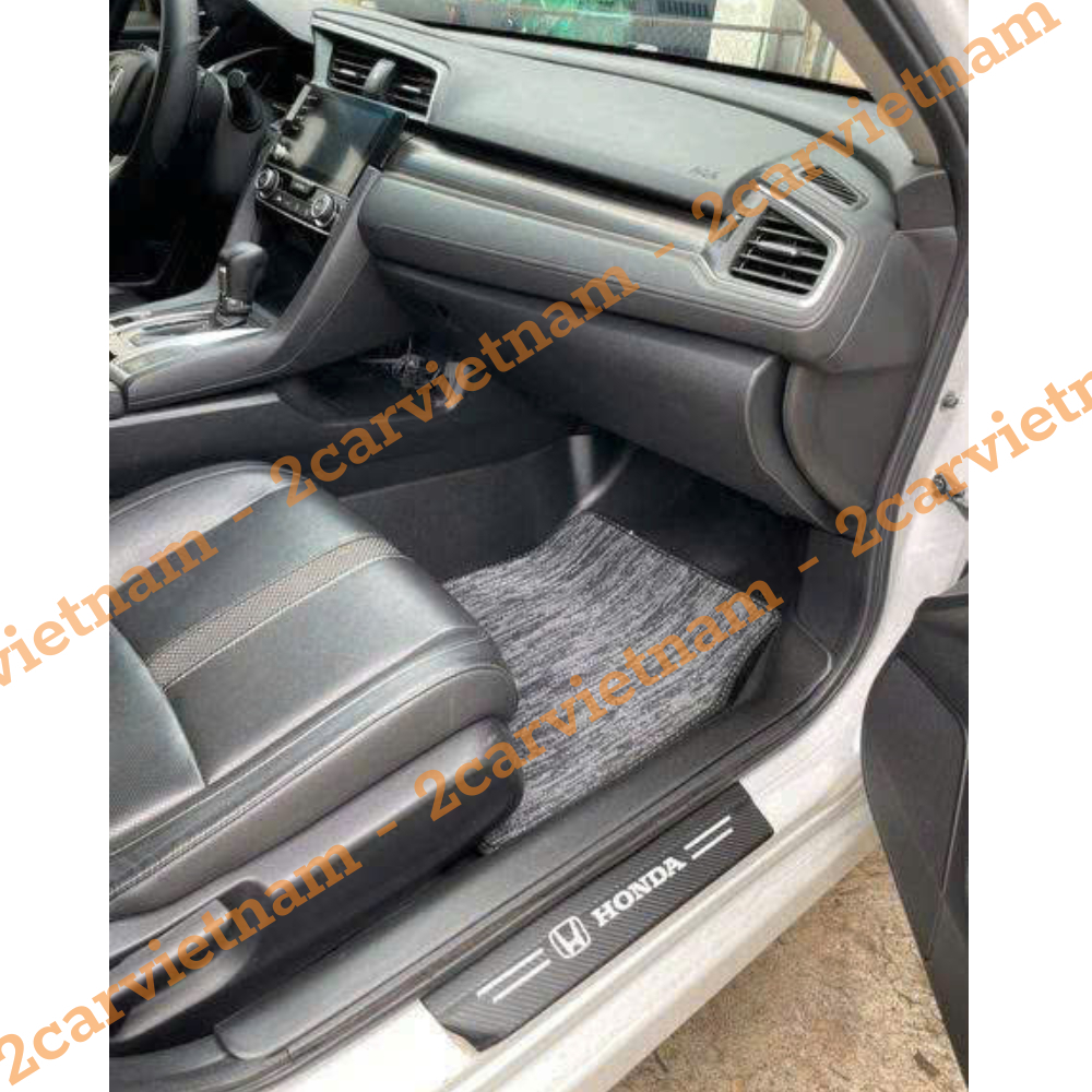 Thảm lót sàn NHỰA 5D xe KIA K3/ Cerato đời 2014- 2018, Mẫu TPE Tràn viền bậc cửa, Dễ vệ sinh- Mẫu BẬC DÀI