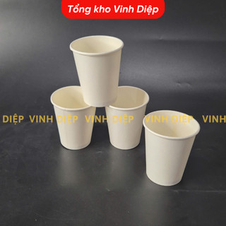1 bịch 50 cốc giấy, ly giấy dùng 1 lần vietcup 180ml loại cao cấp thân thiện với môi trường,