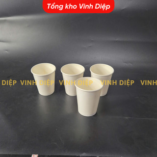 1 bịch 50 cốc giấy, ly giấy dùng 1 lần vietcup 180ml loại cao cấp thân thiện với môi trường,