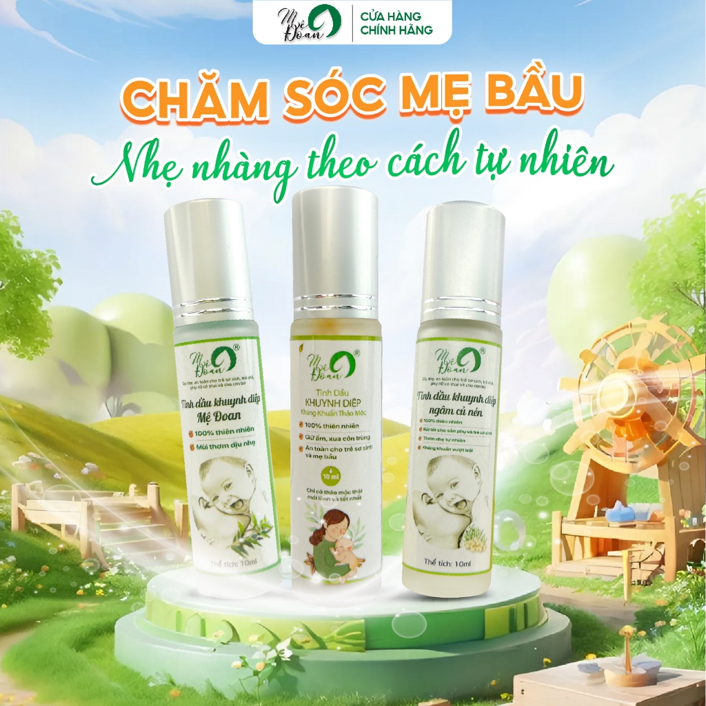 Ảnh - Tinh dầu khuynh diệp dạng bi lăn Đoan hỗ trợ giữ ấm, phòng cảm mạo, thiết kế nhỏ gọn tiện lợi dung tích 10ml 2